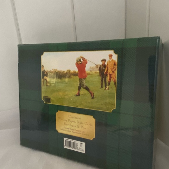 90s golf Stationery Kit Robert Frederick Vintage old style Correspondence Set - Picture 8 of 16